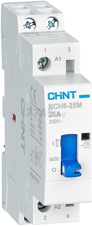 Контактор модульный с ручным управлением CHINT NCH8-16M/11 AC 220-240В (257403)